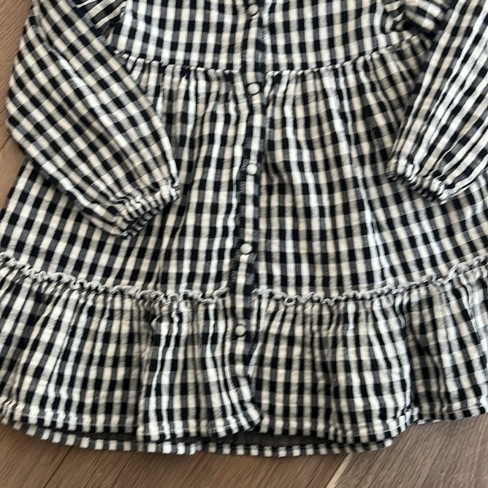2-3 Zara checkered dress. - Picture 4 of 4